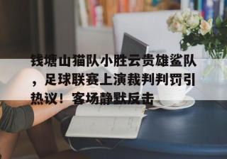 钱塘山猫队小胜云贵雄鲨队，足球联赛上演裁判判罚引热议！客场静默反击的简单介绍